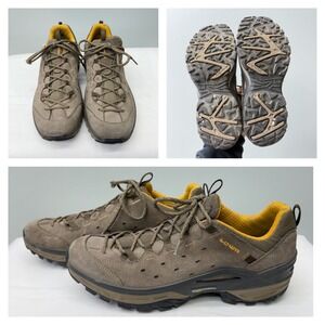 Lowa tempest vent hiking trail running shoes men's 10 taupe yellow